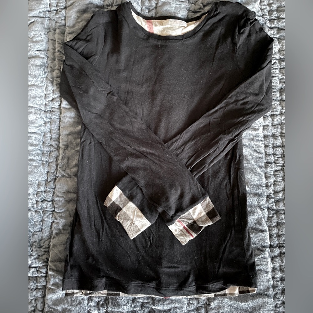 Burberry long sleeved t-shirt.